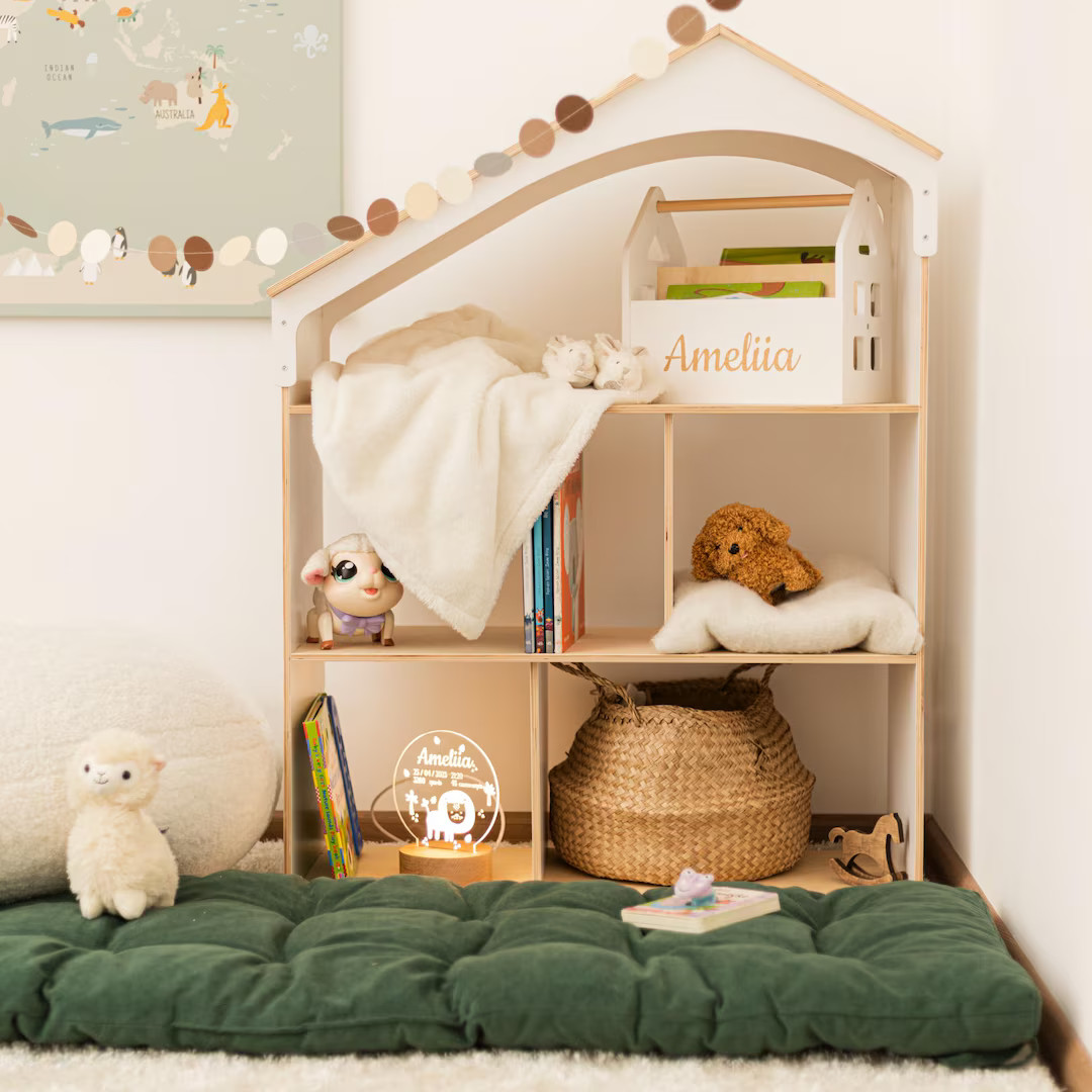 Toddler Library, Montessori Bookshelf, Montessori Furniture, Baby Birthday Gift, Book Shelf, Nurs... | Etsy (US)