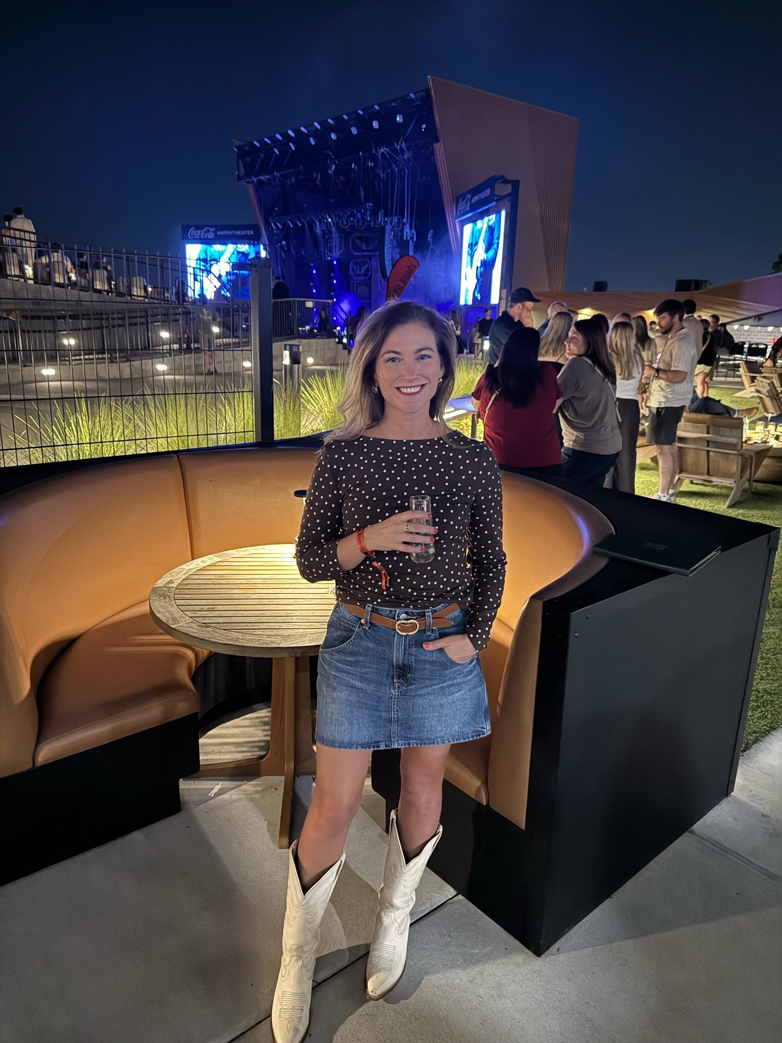 Concert outfit !! Love this brown polka dot target top !

#LTKootd #LTKgrwm #LTKdayinmylife