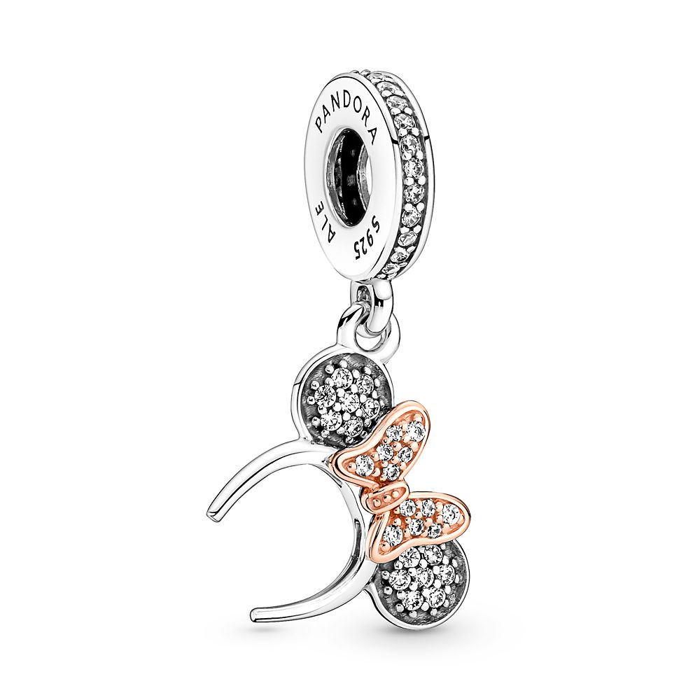 Minnie Mouse Pavé Ear Headband Dangle Charm by Pandora – Disney Parks | Disney Store