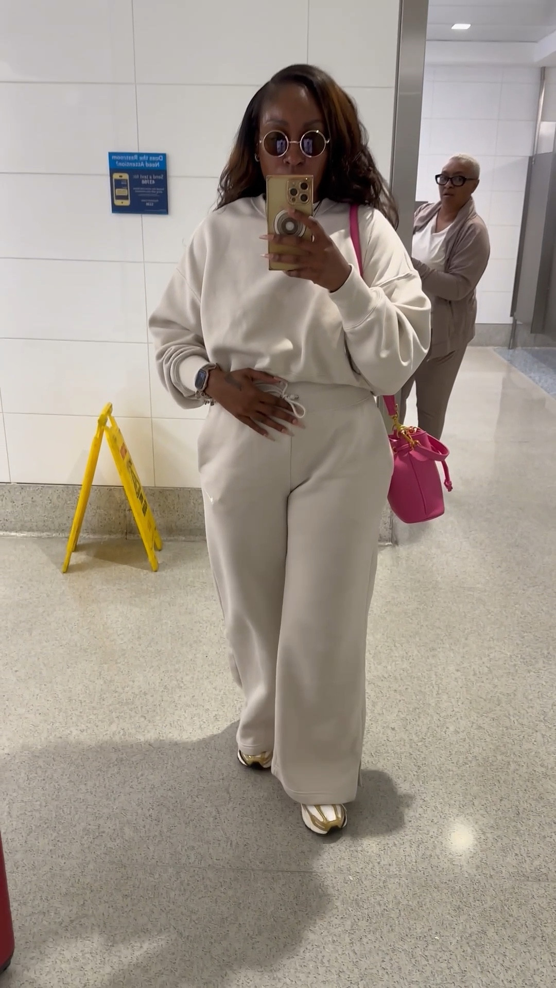 My absolutely fav travel outfit. Comfy, warm and chic. Perfect for those chilly plane rides  

#LTKMidsize #LTKTravel #LTKOver40