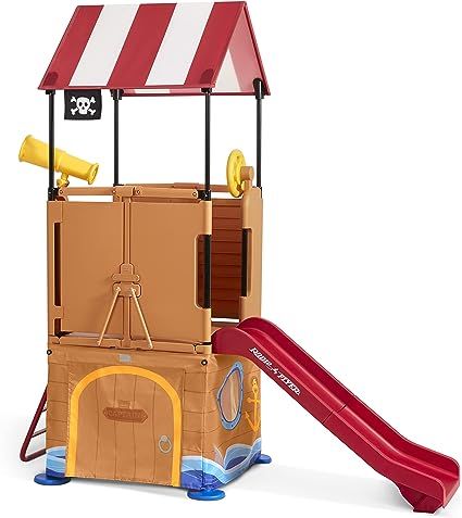 Radio Flyer Play & Fold Away Pirate Ship, Toddler Climber, Kids Playhouse for Ages 2-5 | Amazon (US)