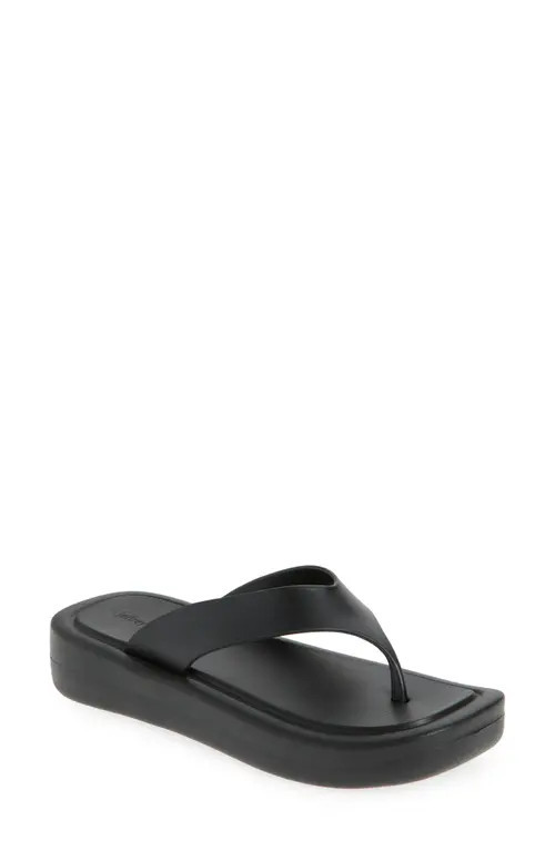 Jeffrey Campbell Darcie Flip Flop in Black at Nordstrom, Size 11 | Nordstrom
