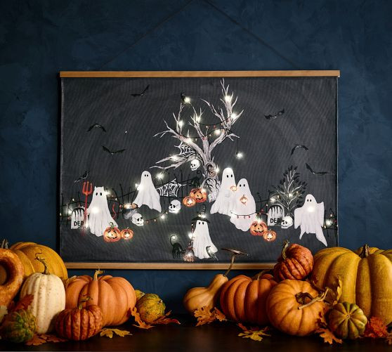 Lit Scary Squad Wall Banner | Pottery Barn (US)