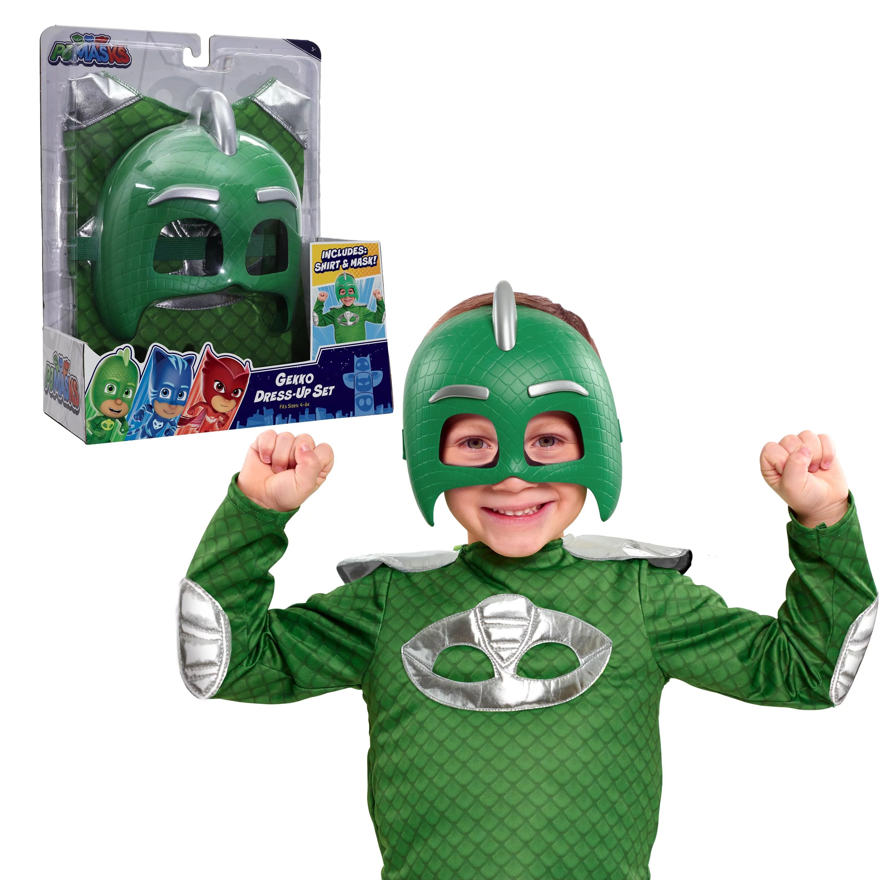 Just Play PJ Masks Turbo Blast Gekko Dress Up Set, Kids Toys for Ages 3 up | Walmart (US)