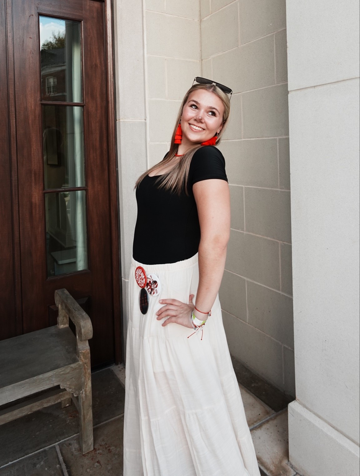 LSU vs. Bama Game day OOTD!!! Roll Tide!!! ❤️🤍🐘

#LTKgrwm #LTKootd #LTKStyleTip