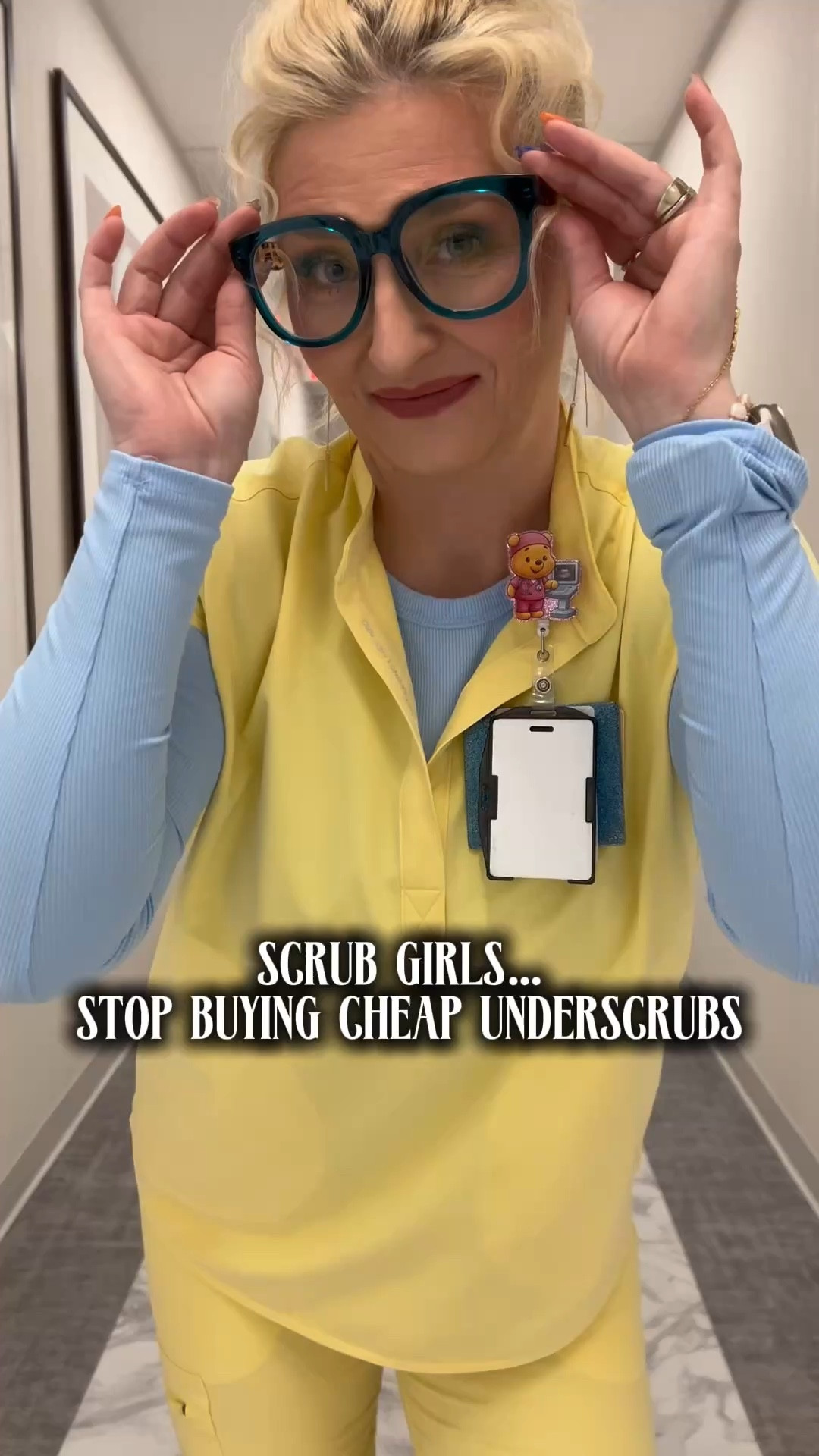 wear this under my scrubs every shift
fitted, not bulky, and actually keeps me warm
perfect for freezing clinics
