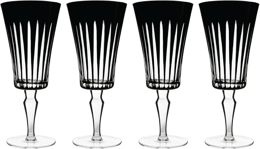 Vikko Water Glasses, Elegant Goblet with Stem, Timeless Collection 13 Ounce Unique Glass Cup for ... | Amazon (US)