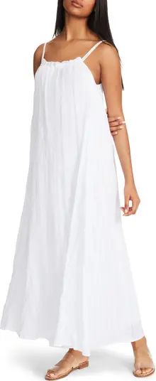 Flowget About It Stripe Cotton Midi Dress | Nordstrom