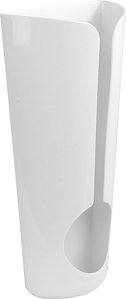 Spectrum Diversified, White Plastic Bag Holder, Wall Mount or Adhesive, Standard | Amazon (US)