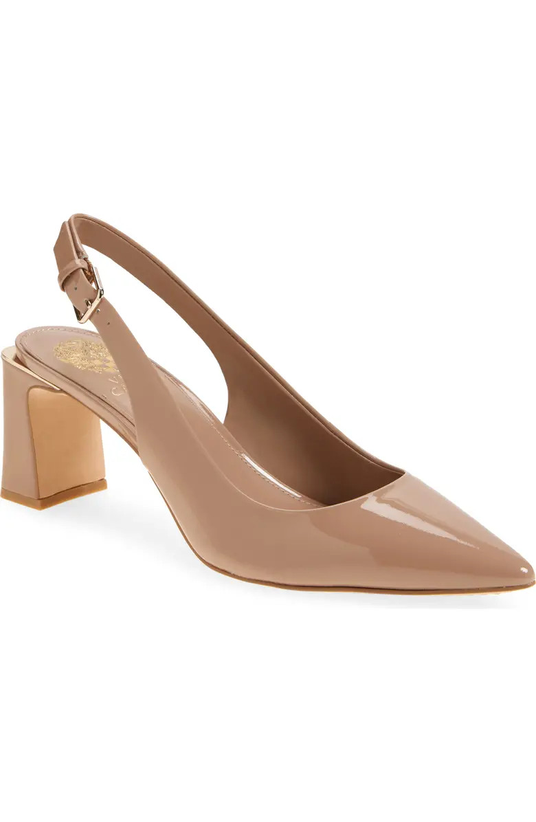 Vince Camuto Hamden Pointed Toe Slingback Pump (Women) | Nordstrom | Nordstrom