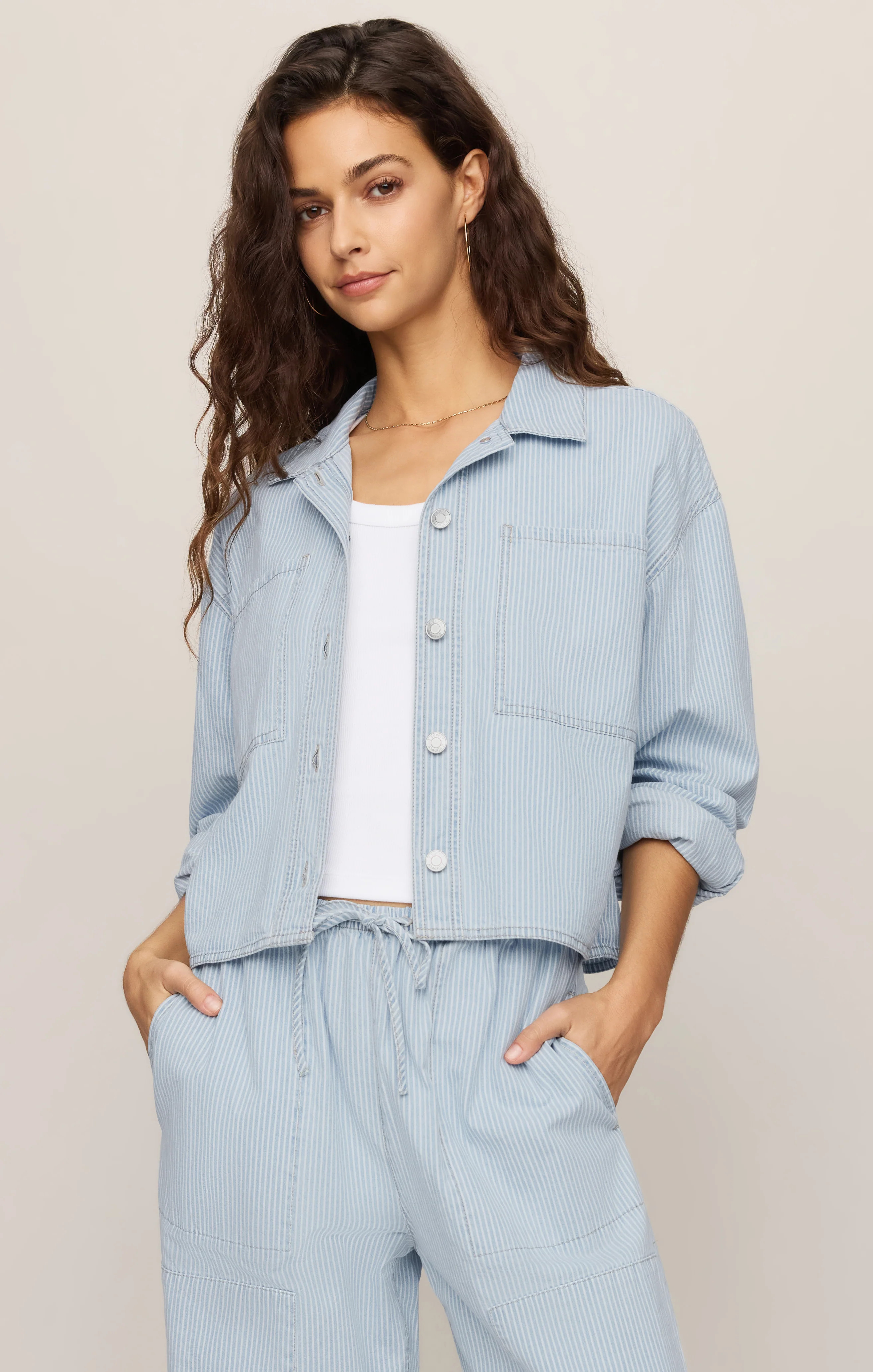 Erin Soft Denim Railroad Jacket | Z Supply