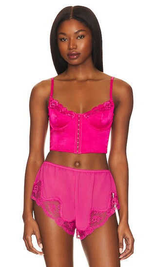 Bowie Bustier in Hot Pink | Revolve Clothing (Global)