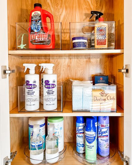 A few basic organizing products made a huge difference in this laundry room 🧺