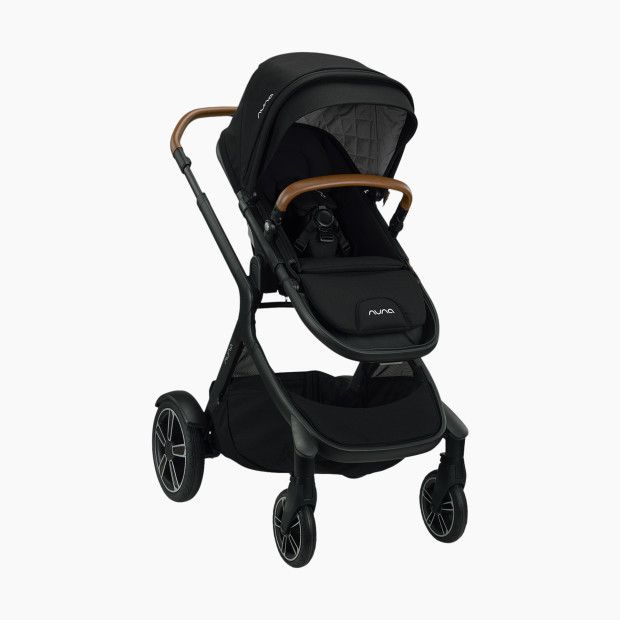 Nuna DEMI Grow Stroller with MagneTech Secure Snap in Caviar Size 43.5"" x 24"" x 39.5 | Babylist