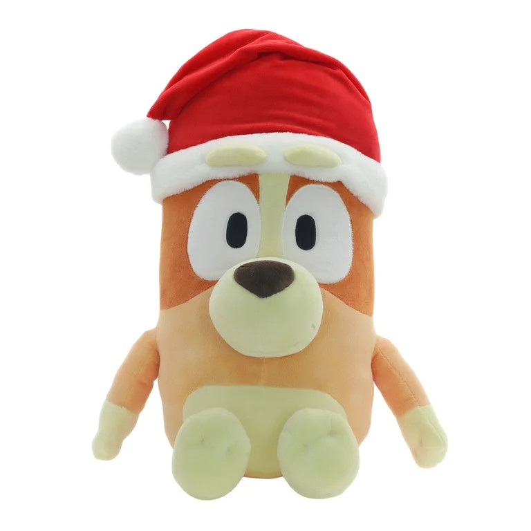 24in Bingo, Jumbo Plush with Red Santa Hat | Walmart (US)