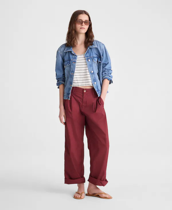 The Everyday Trouser in Poplin | Madewell