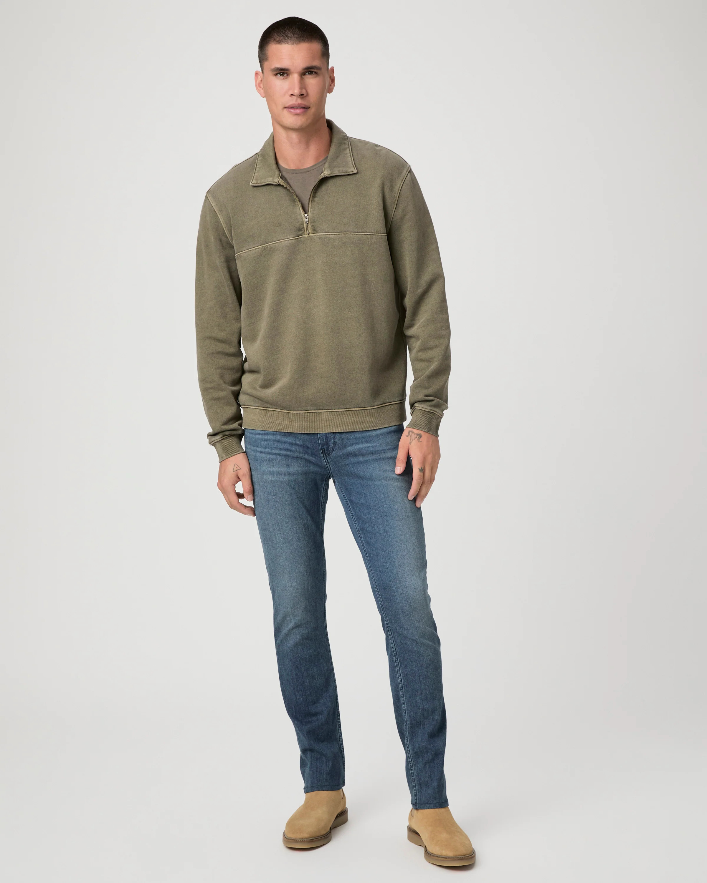 Transcend Federal Slim Straight Jean | Paige