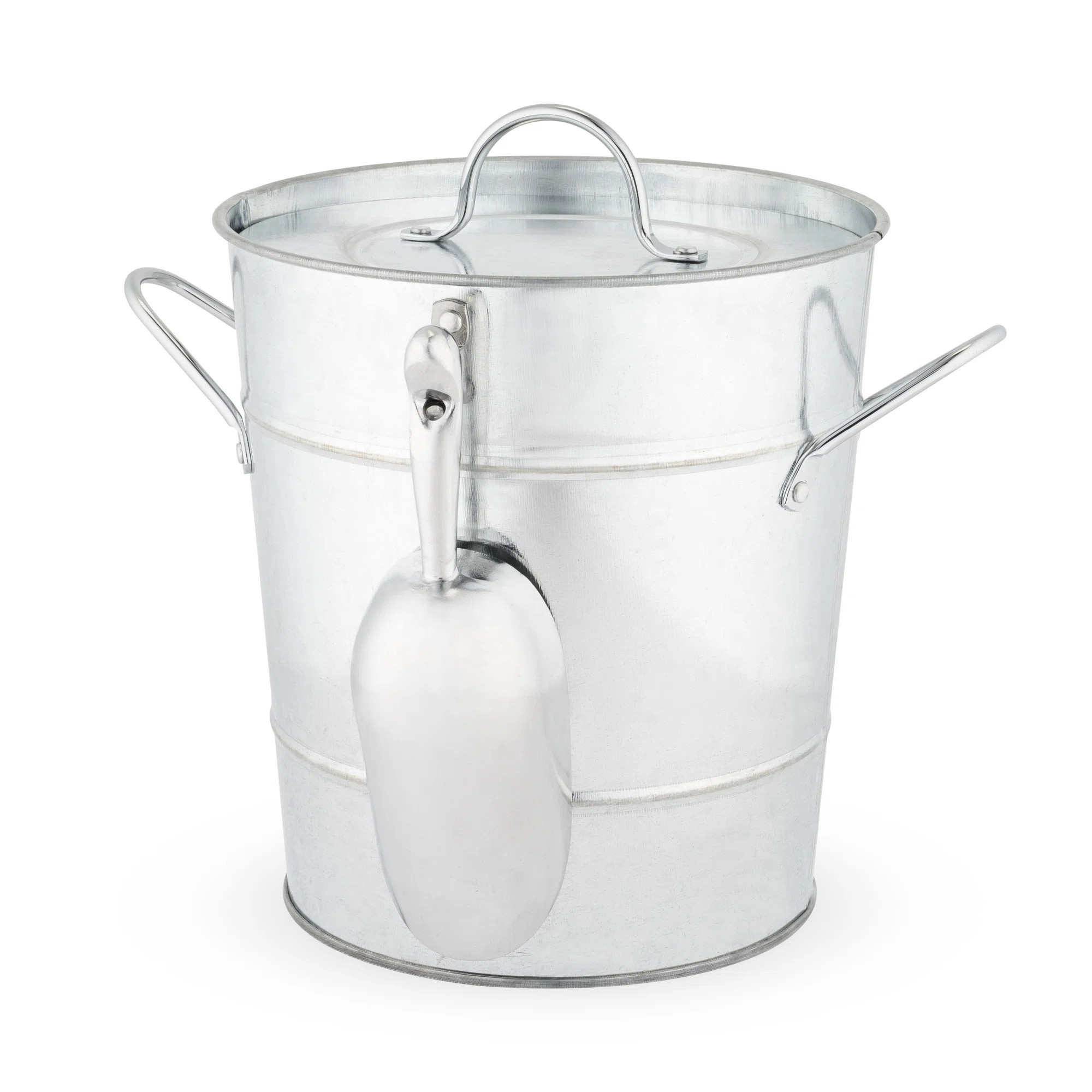 Galvanized Metal Ice Bucket | Wayfair North America