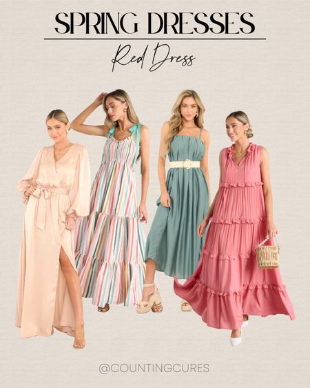 Here's a collection of cute dresses you can check out for Spring! This is perfect for attending a garden party, brunch with friends, or a romantic date night!
#weddingguest #springfashion #vacationlook #outfitinspo

#LTKstyletip #LTKSeasonal #LTKwedding
