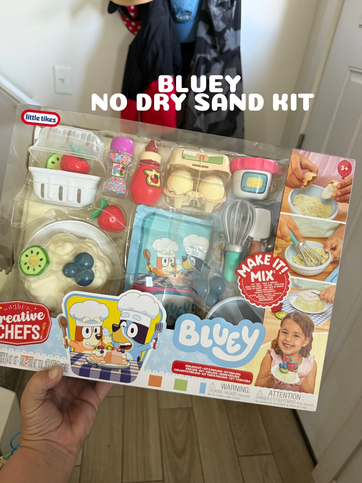 I saw this bluey no dry sand kit online and knew my kids would LOVE it. The whole creative chefs line is adorable but the bluey was a big yes for us. Perfect for birthday presents, Christmas, or just because! 

#LTKKids #LTKFindsUnder50 #LTKFamily