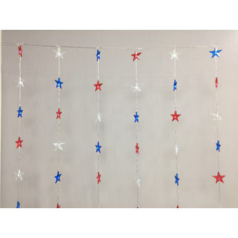 Holiday Living 5-ft Plug-in Red, White and Blue Indoor/Outdoor String Light with 60 Multicolor-Li... | Lowe's