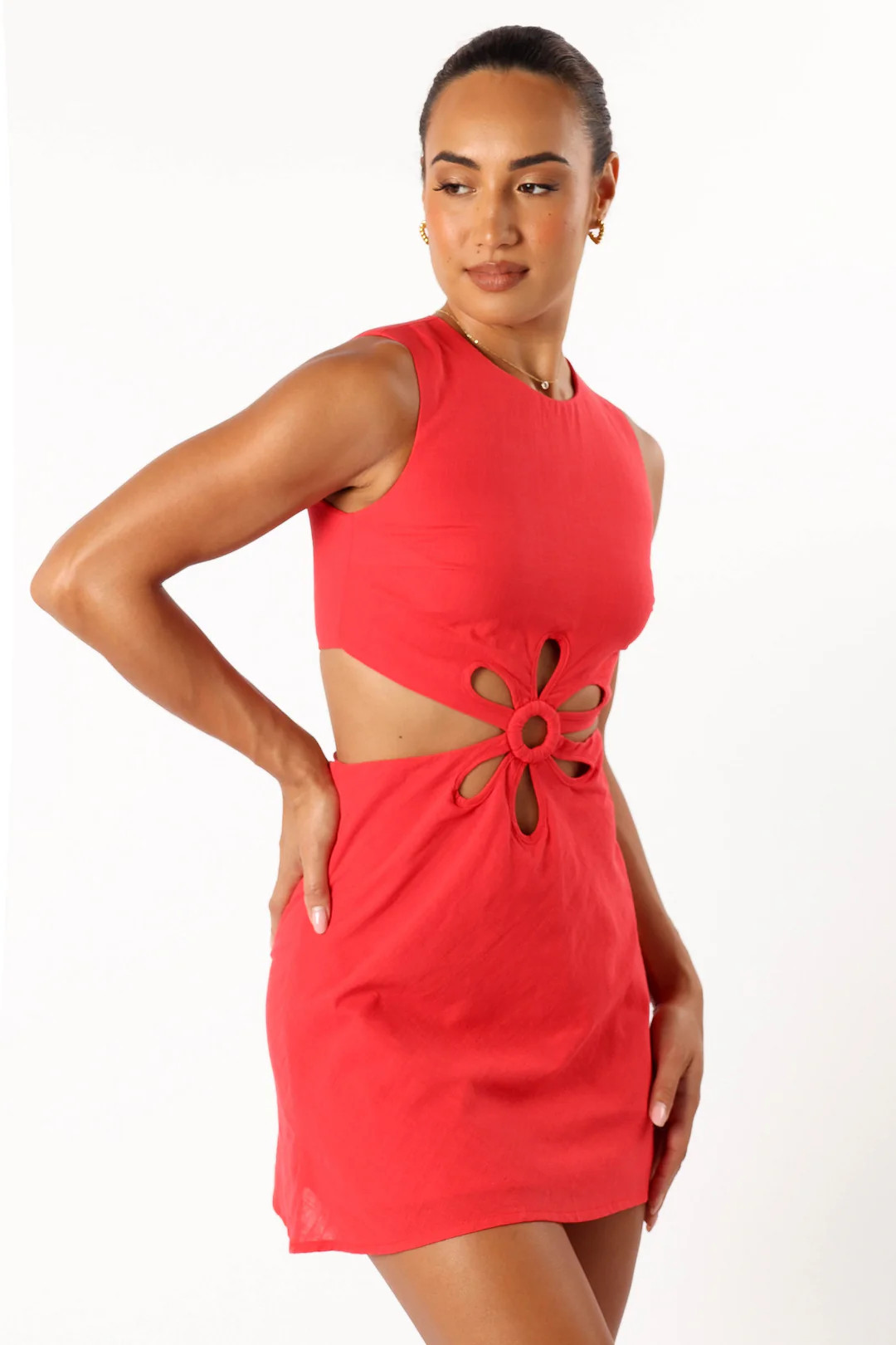 Sola Mini Dress - Red | Petal & Pup (US)