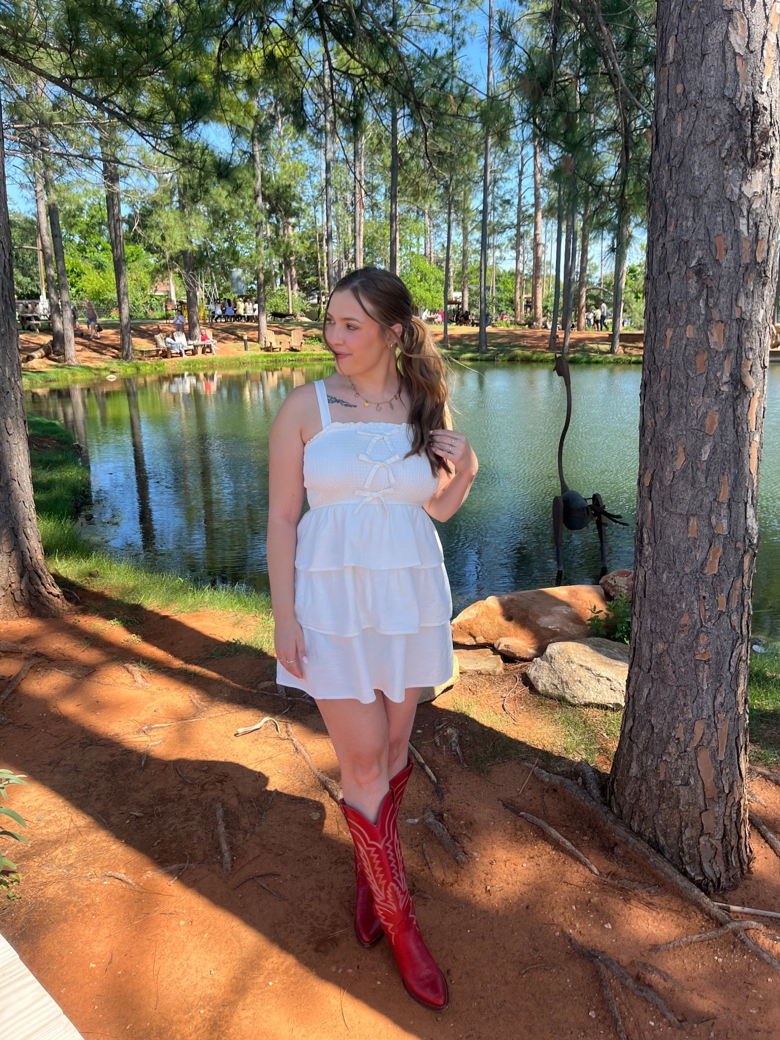 White dress

Red cowboy boots  tecovas  western dress  western outfit  cowgirl style  summer outfit  summer dress  ootd 

#LTKStyleTip #LTKSeasonal #LTKSummerEdit