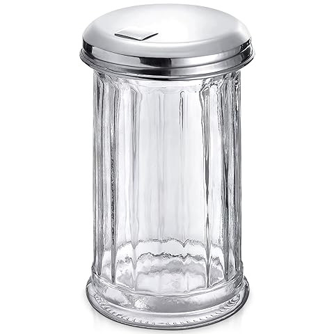 BNYD Glass Sugar Shaker Dispenser Pourer, 5.5 inch | Amazon (US)