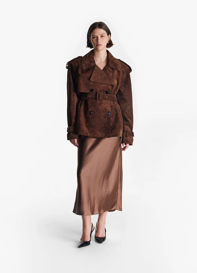Brown Suede Jacket | DE SAVARY LONDON