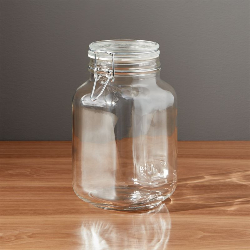 Fido 2-Liter Jar with Clamp Lid + Reviews | Crate & Barrel | Crate & Barrel
