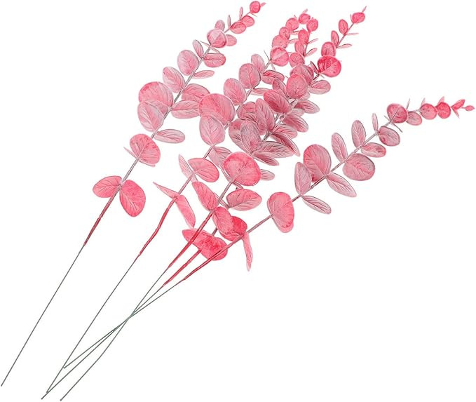 ORFOFE 5pcs Pick Plant Fake Dollar Stems Vase Floral Green Real Eucalyptus Picks Leaf Farmhouse W... | Amazon (US)