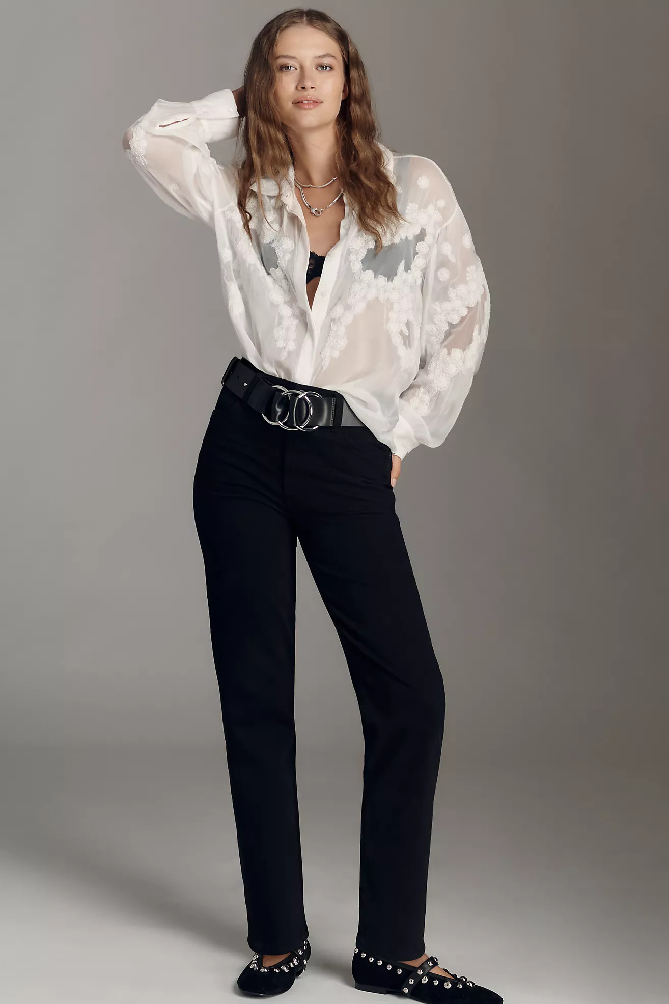 Citizens of Humanity Caia High-Rise Straight-Leg Jeans | Anthropologie (US)