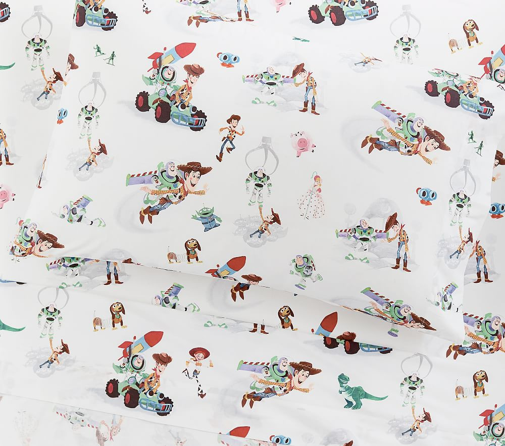 Disney and Pixar Toy Story Organic Sheet Set & Pillowcases | Pottery Barn Kids