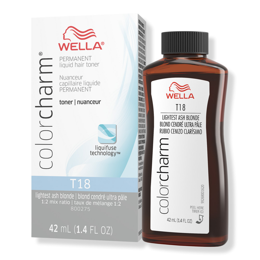 Wella Colorcharm Permanent Liquid Hair Toner - T18 Lightest Ash Blonde | Ulta