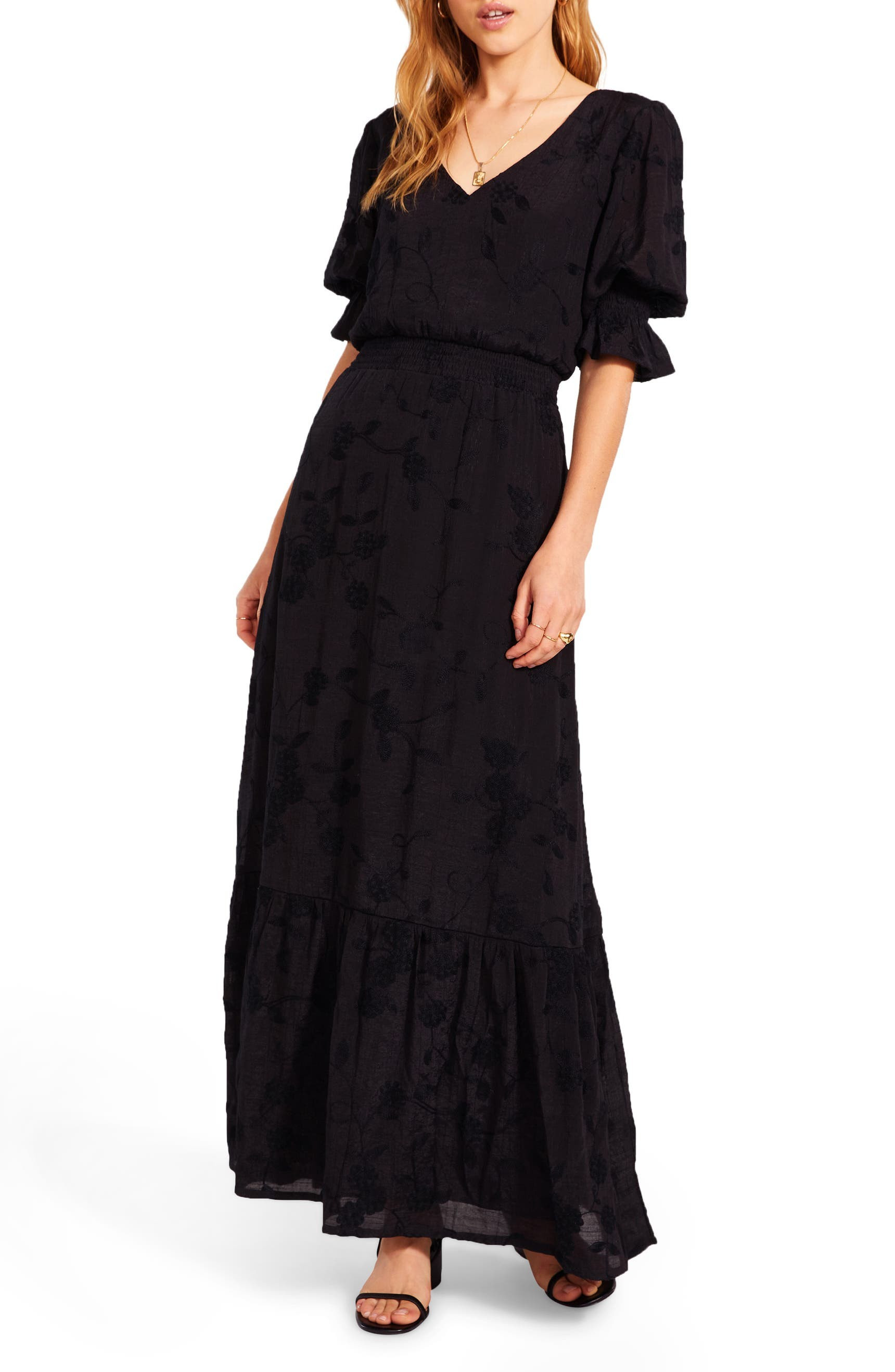 BB Dakota x Steve Madden Hampton Embroidered Prairie Dress | Nordstrom