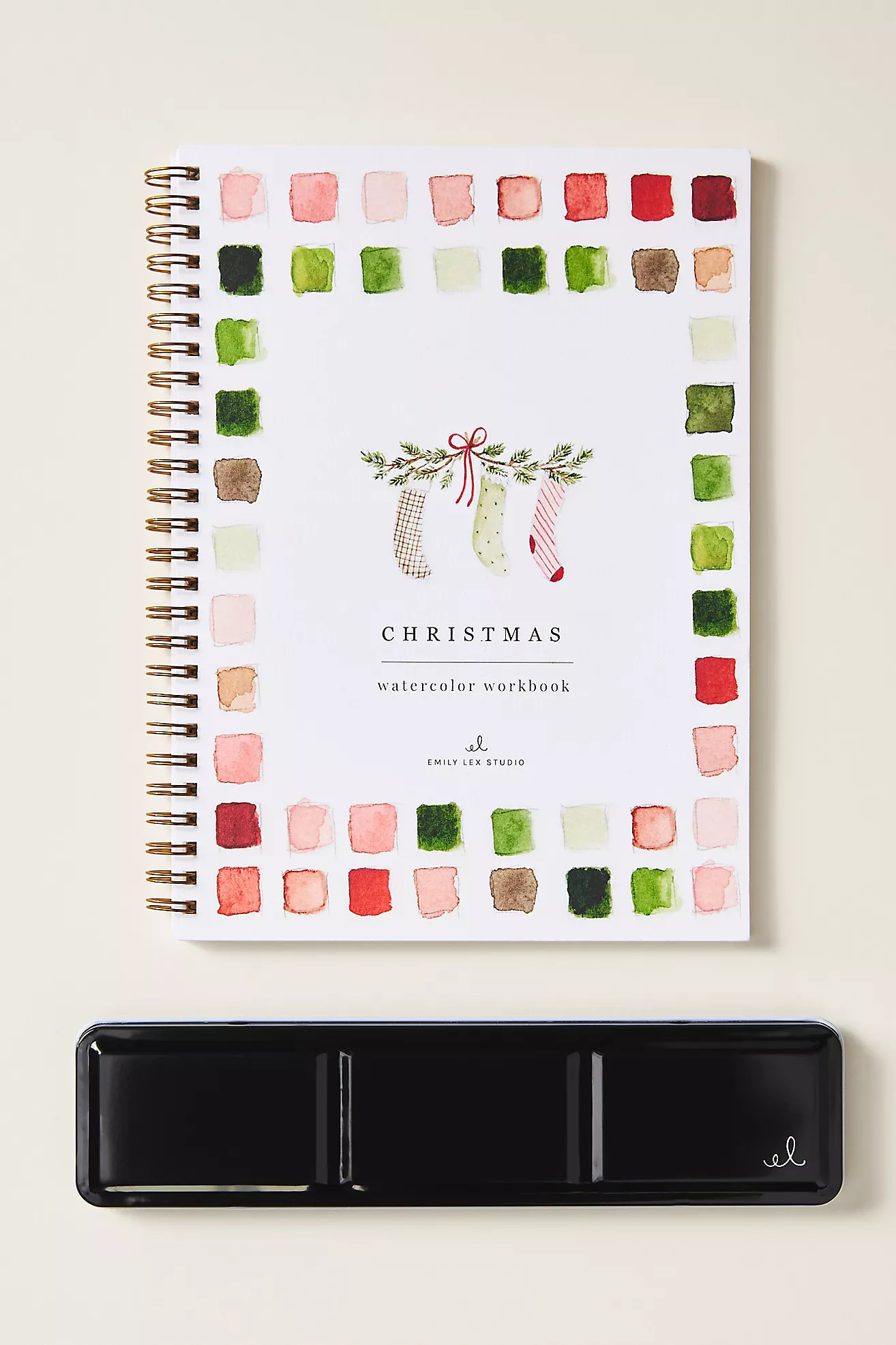Emily Lex Studio Holiday Watercolor Workbook | Anthropologie (US)