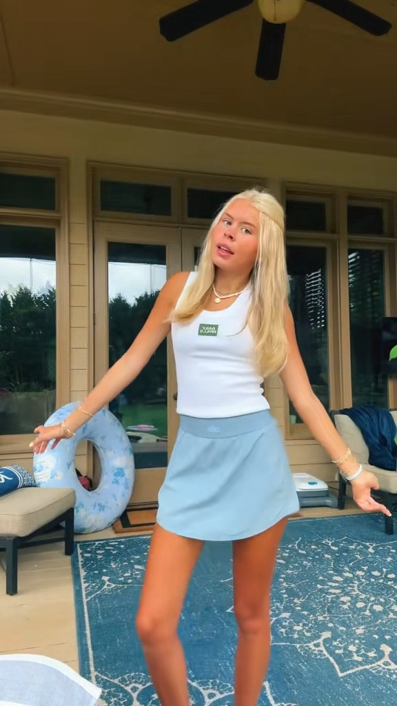 xxs skirt, xs/s tank!