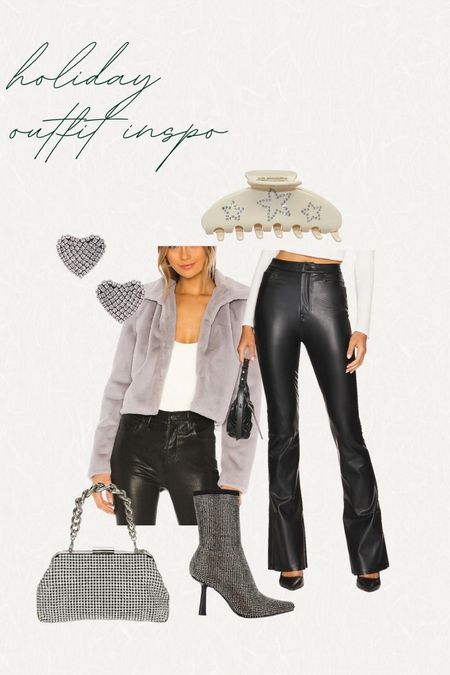 Holiday outfit inspo from revolve! 

NYE look | NYE outfit | leather pants 

#LTKHoliday #LTKSeasonal #LTKstyletip