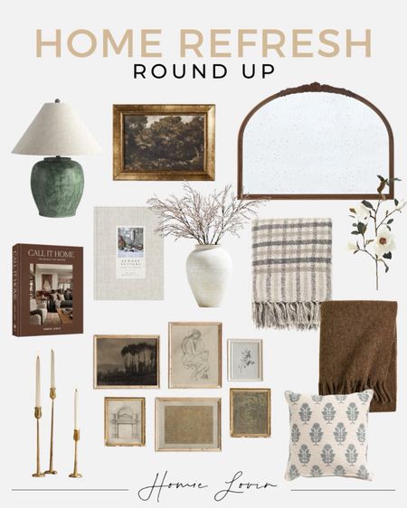 Home Refresh Round Up!

home decor, interior design, table lamp, mirrors, artwork, wall decor, coffee table books, vase, faux plant, candleholder, throw blanket, pillow #Amazon #Wayfair #Etsy #H&M #Crate&Barrel #Afloral #Anthropologie #TJMaxx

Follow my shop @homielovin on the @shop.LTK app to shop this post and get my exclusive app-only content!

#LTKSaleAlert #LTKHome #LTKSeasonal