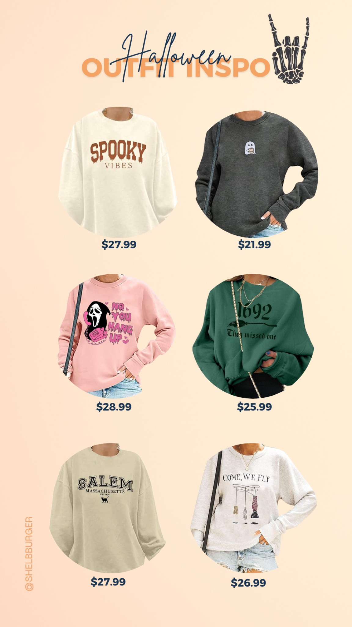 Halloween Outfit Inspo
Halloween sweatshirts all from Amazon 

#LTKSeasonal #LTKHoliday #LTKHalloween