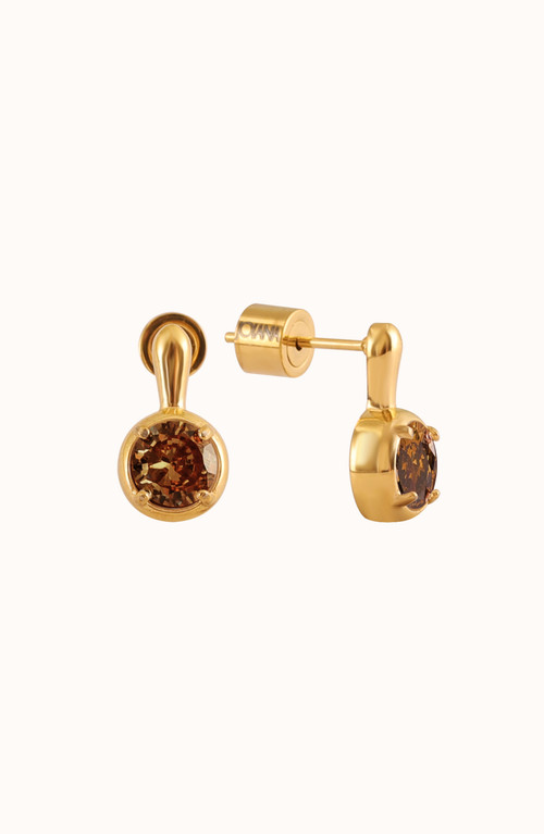 Joiana Jewelry The Clement Earrings in Coffee/gold at Nordstrom, Size Small | Nordstrom