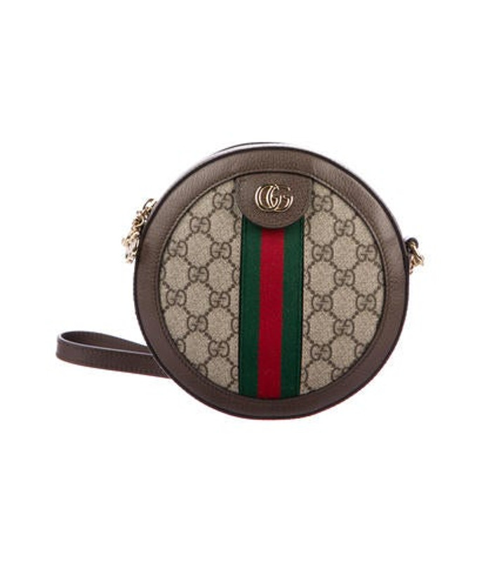 Gucci Mini Ophidia Round Crossbody Bag Beige Gucci Mini Ophidia Round Crossbody Bag | The RealReal