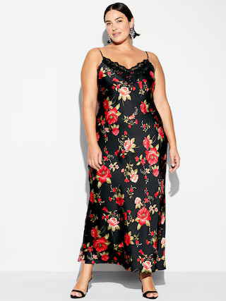 The Occasion by Old Navy Satin V-Neck Maxi Dress | Old Navy (US)