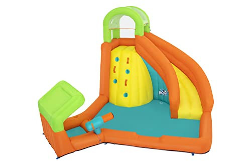 H2OGO! Canopy Cove Kids Outdoor Inflatable Mega Water Park with Slide, Climbing Wall, Water Cannon Blaster and Included Motor Blower | Amazon (US)