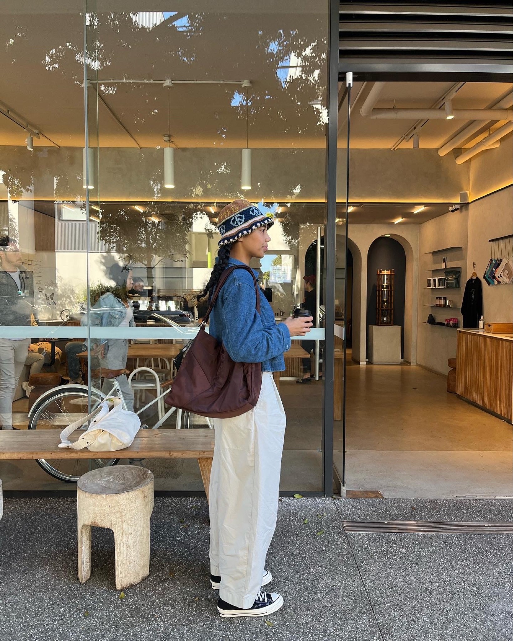 Coffee date wearing a Story MFG denim jacket and Studio Nicholson Pants💙

#LTKaustralia