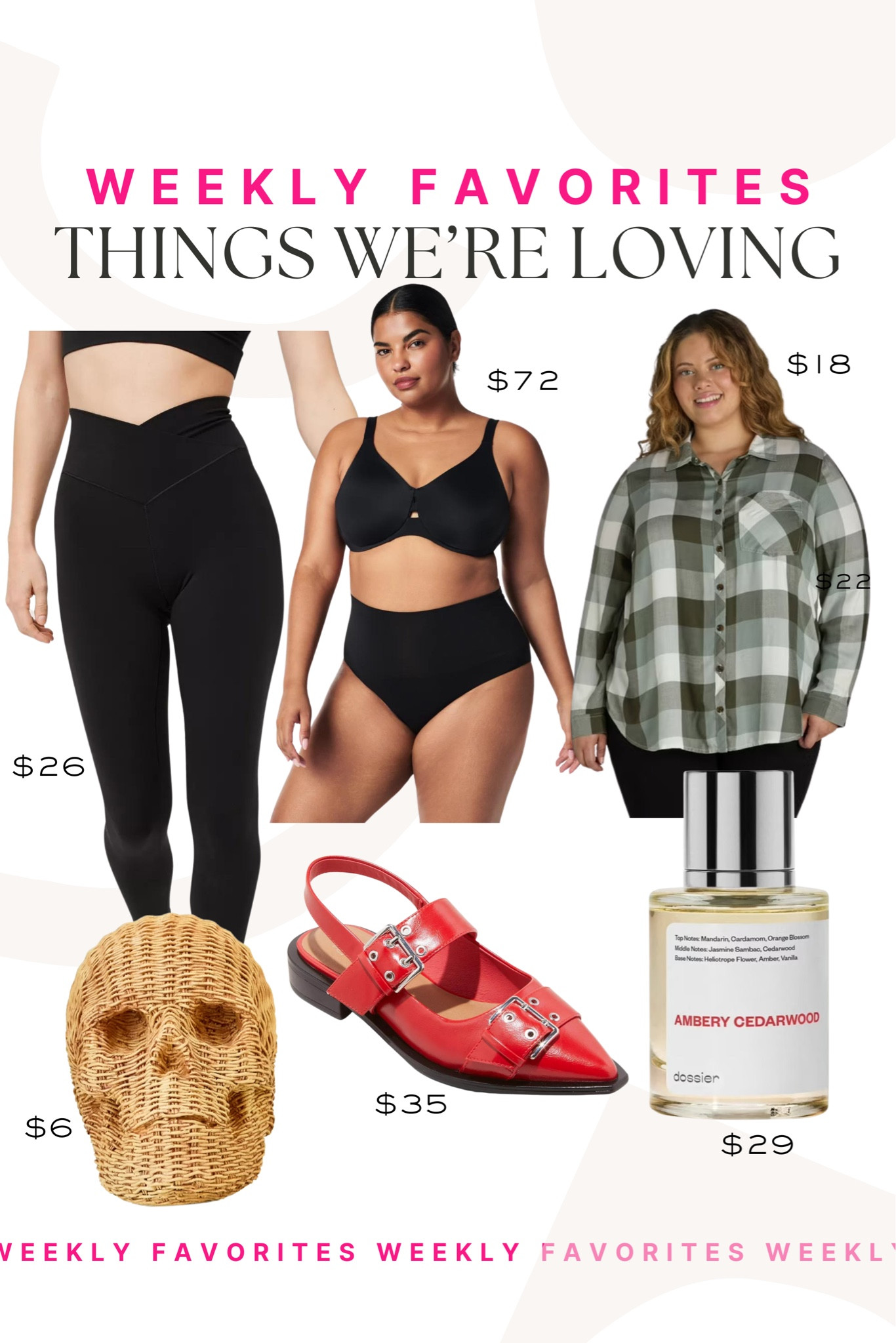 Things we’re loving this week!! We are loving this skull for fall home decor!

Weekly favorites, Walmart fashion, spanx, ballet flats, perfume, soanx bra, Walmart home decor, Walmart finds

#LTKFindsUnder100 #LTKSeasonal