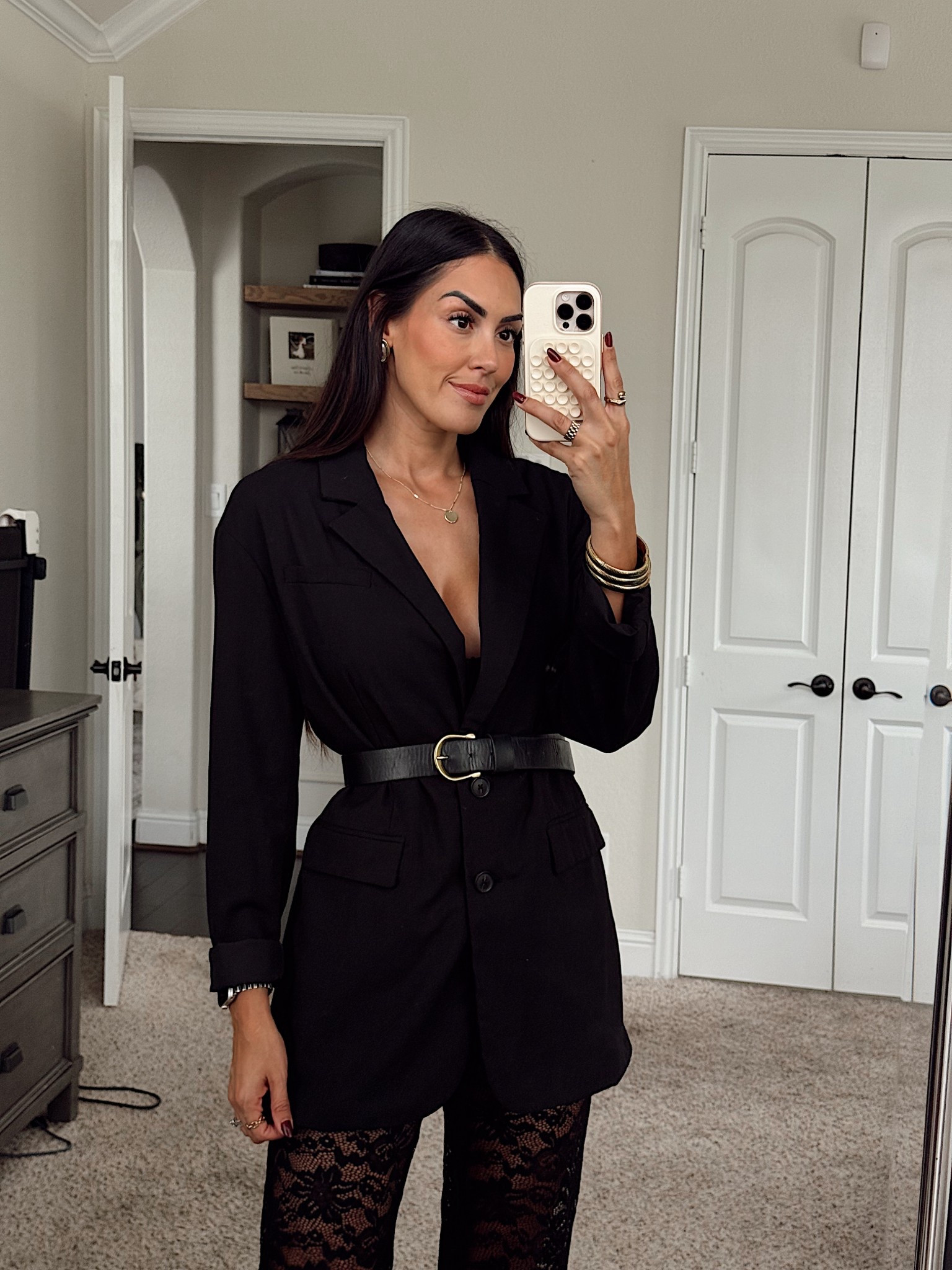 Medium jacket
Small bottoms 