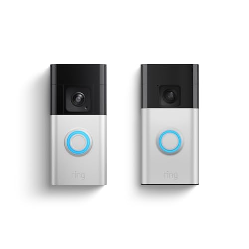 Ring Battery Doorbell Pro with Ring Battery Doorbell, Satin Nickel | Amazon (US)
