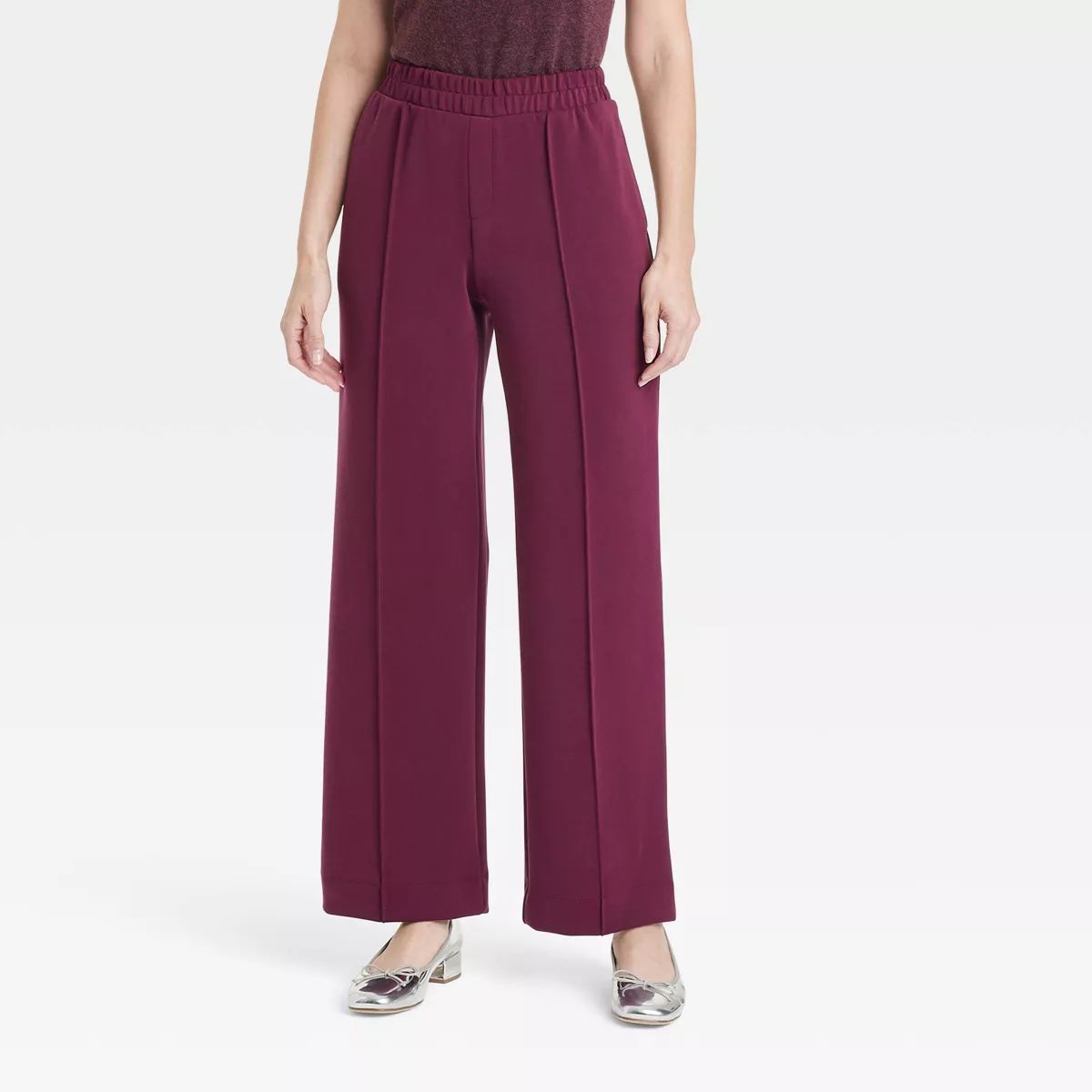 Women's High-Rise Straight Leg Pull-On Pants - A New Day™ | Target