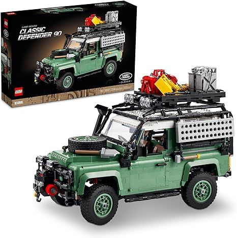 LEGO Icons Land Rover Classic Defender 90 10317 Model Car Building Set for Adults and Classic Car... | Amazon (US)